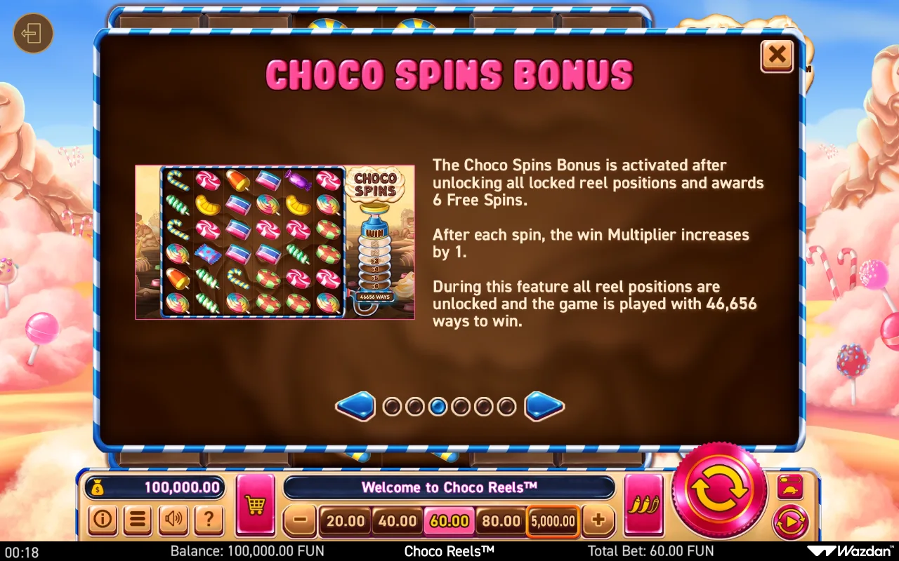 Game rules, page 3 — Choco Reels
