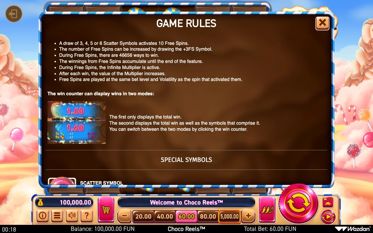 Game rules, page 9 — Choco Reels