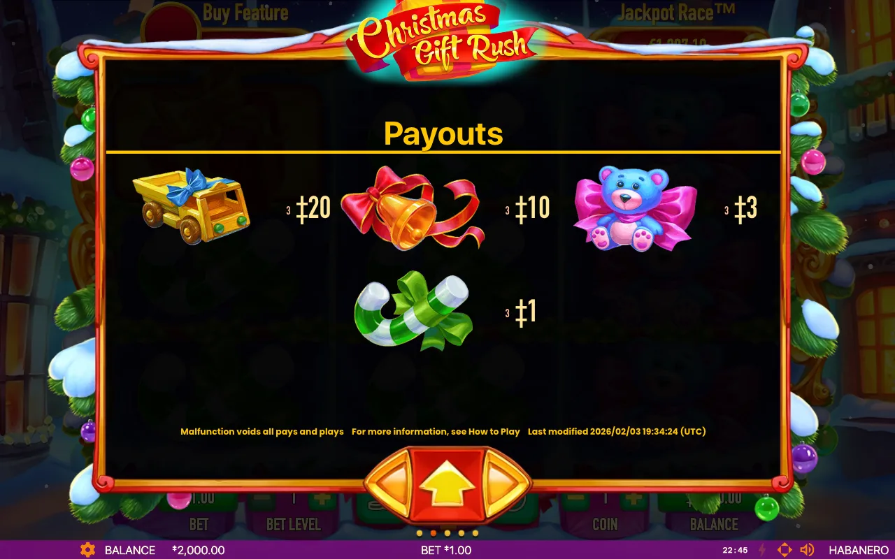 Game rules, page 4 — Christmas Gift Rush