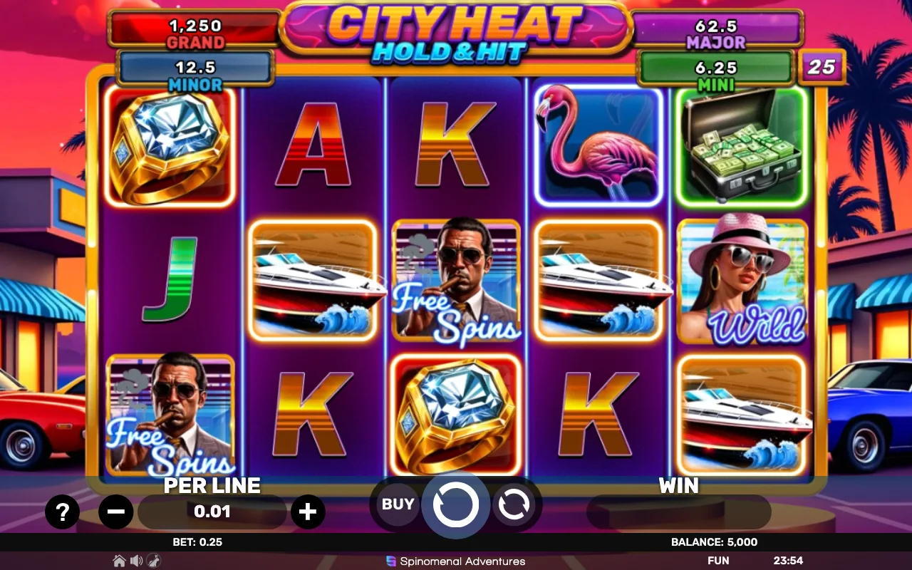 The base game — City Heat Hold Hit