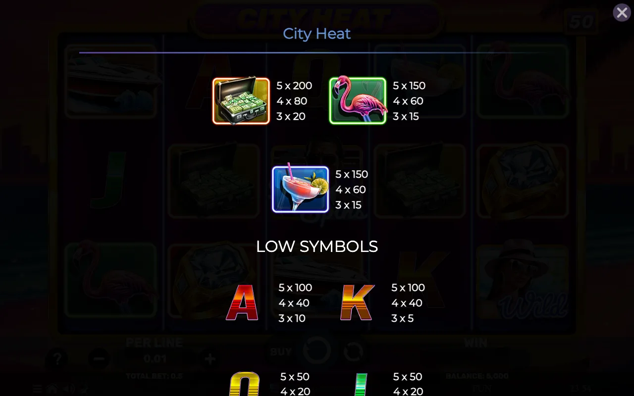 Game rules, page 5 — City Heat
