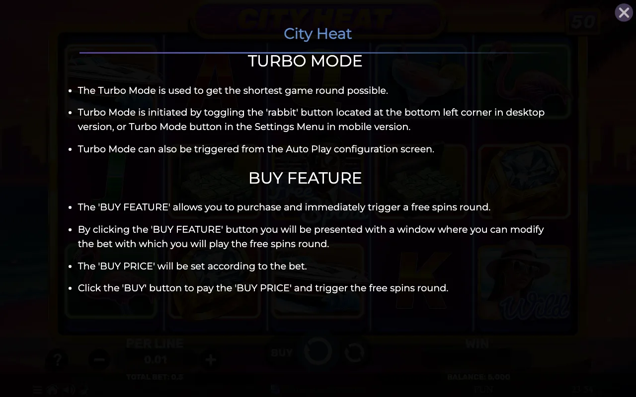 Game rules, page 8 — City Heat