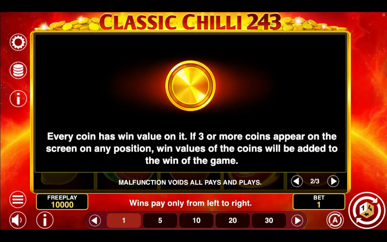 Game rules, page 2 — Classic Chili 243