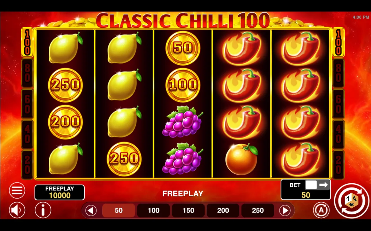 The base game — Classic Chilli 100
