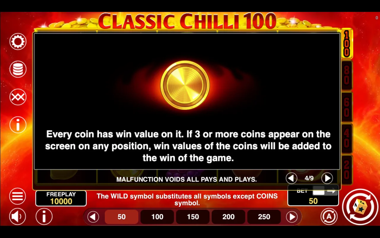 Game rules, page 4 — Classic Chilli 100