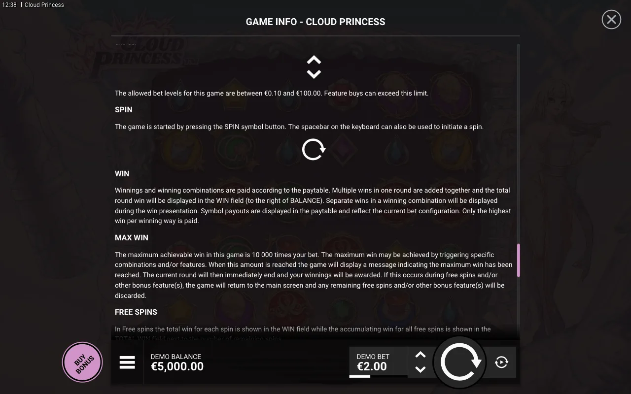 Spin — Cloud Princess