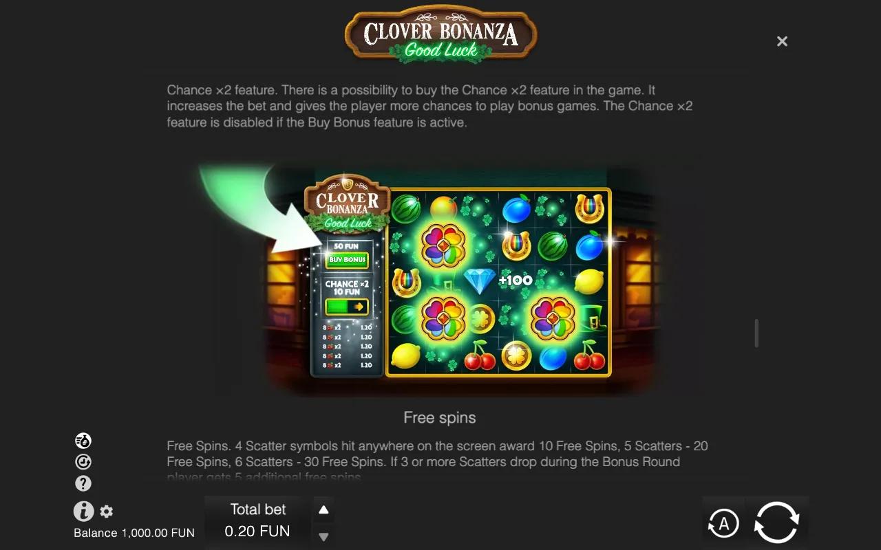 Game rules, page 3 — Clover Bonanza