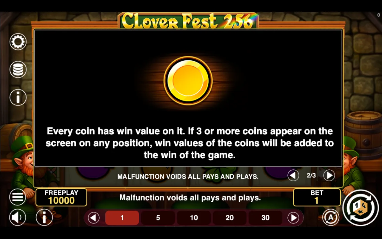 Game rules, page 2 — Clover Fest 256
