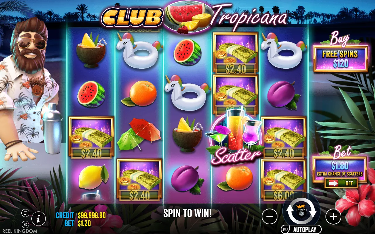 The base game — Club Tropicana