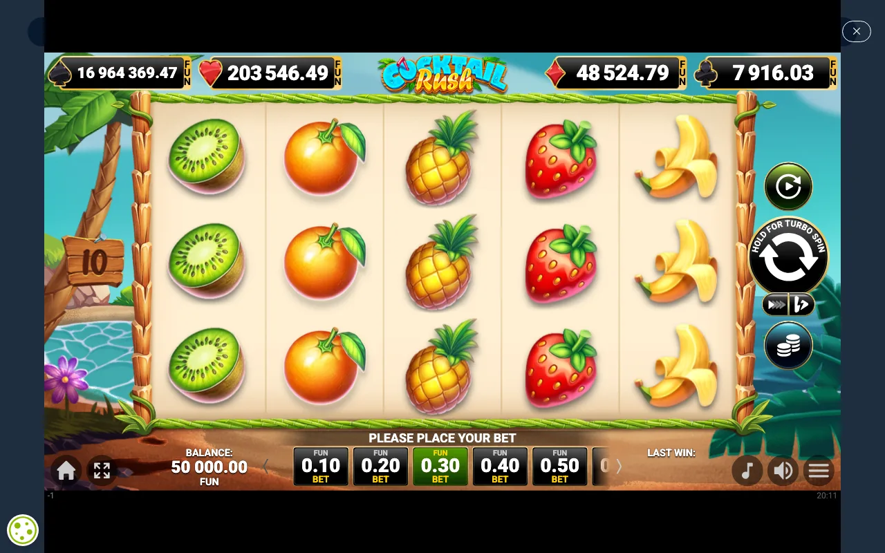 The base game — Cocktail Rush