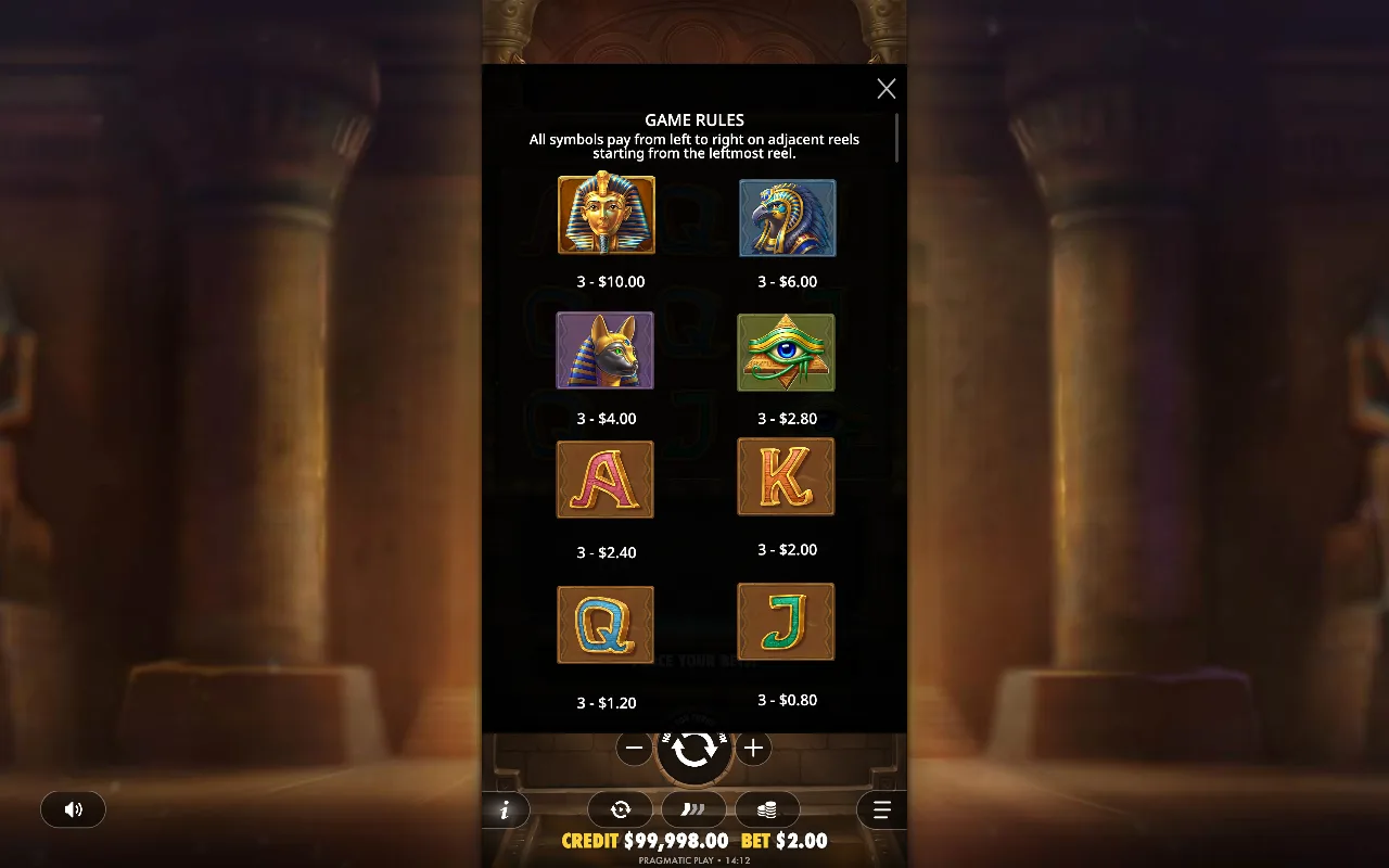Game rules — Code of Cairo