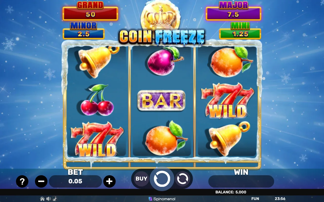 The base game — Coin Freeze Holdhit 3x3