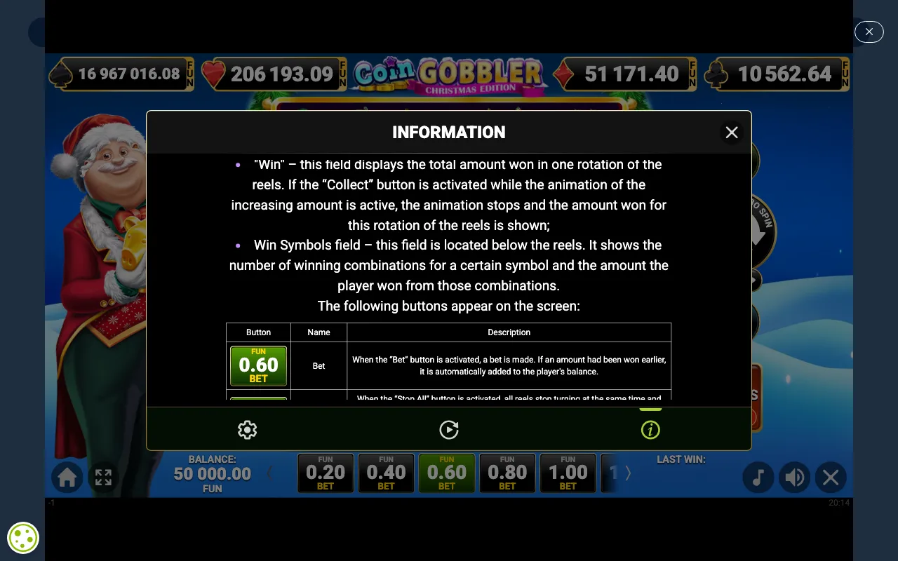 Game rules, page 5 — Coin Gobbler Christmas Edition