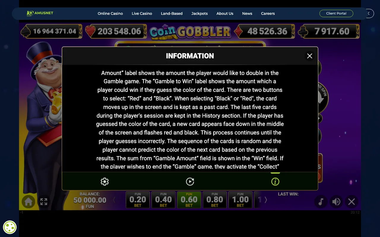Game rules, page 4 — Coin Gobbler
