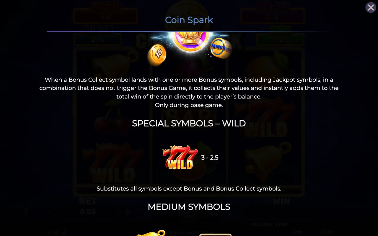 Game rules, page 4 — Coin Spark