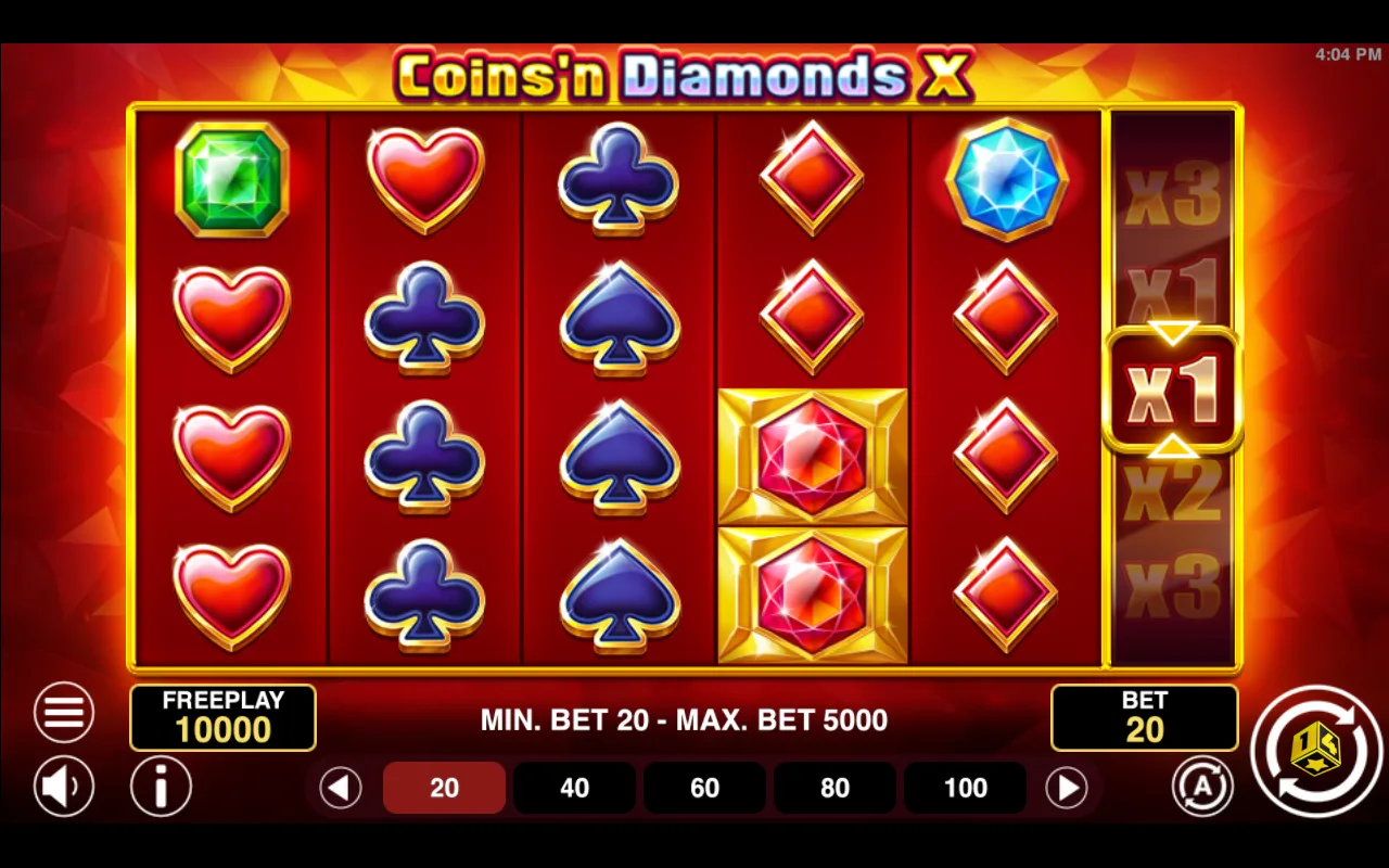 The base game — Coinsn Diamonds x