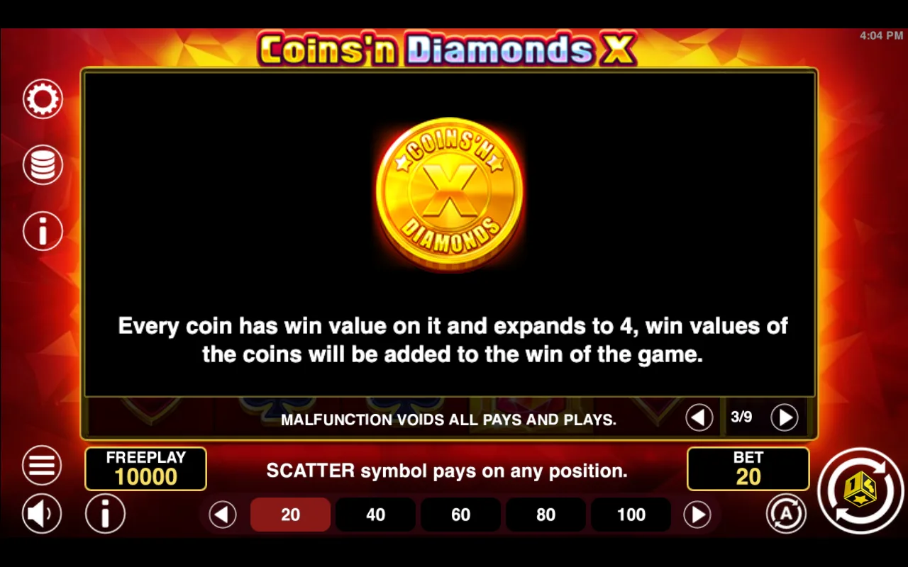 Game rules, page 3 — Coinsn Diamonds x