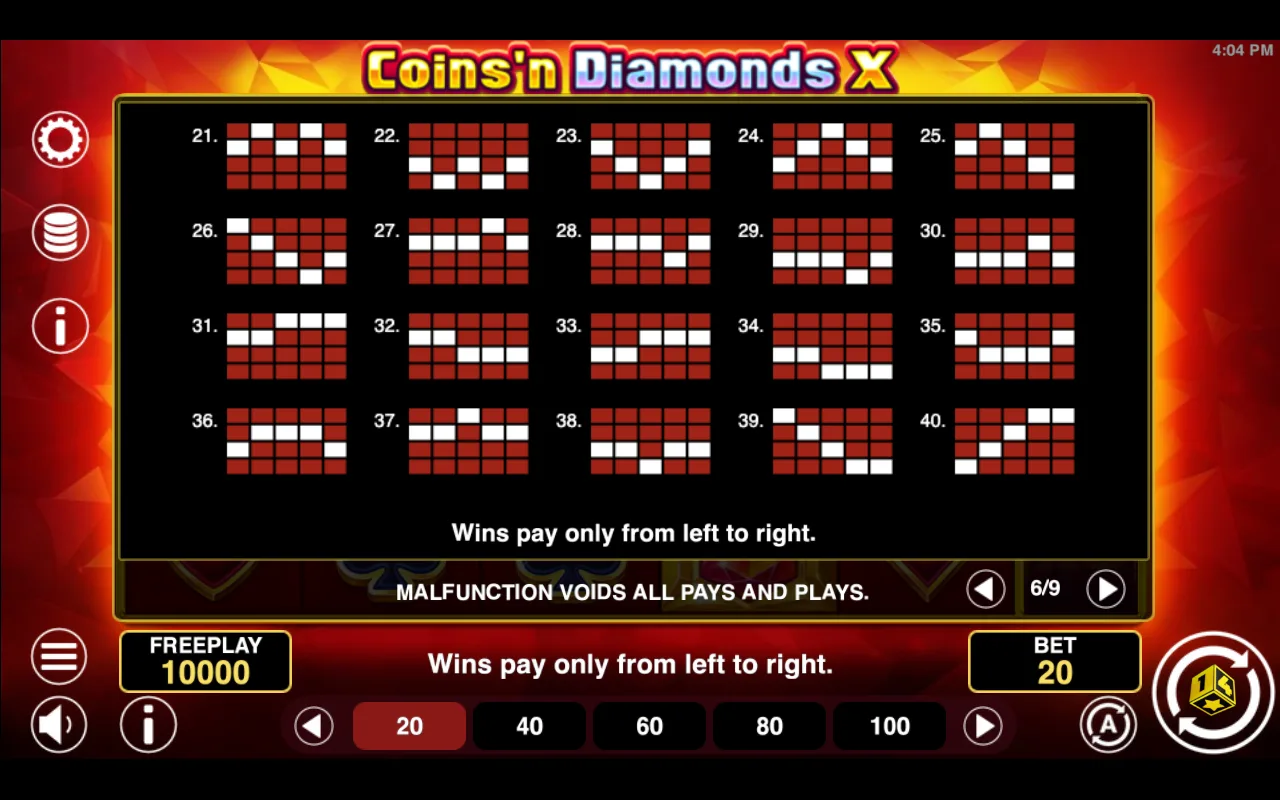Game rules, page 6 — Coinsn Diamonds x