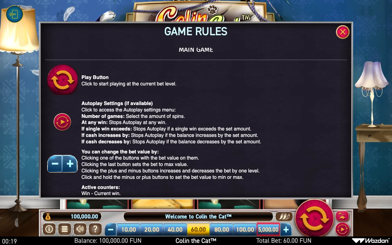 Game rules, page 5 — Colin The Cat