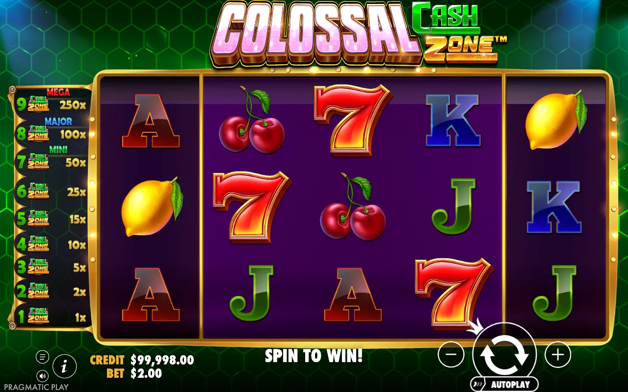 The base game — Colossal Cash Zone
