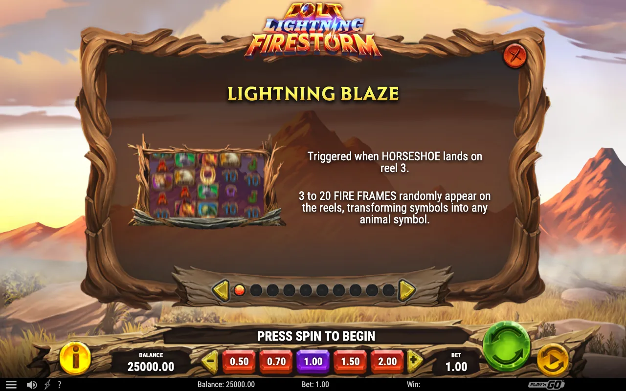 Game rules, page 3 — Colt Lightning Firestorm