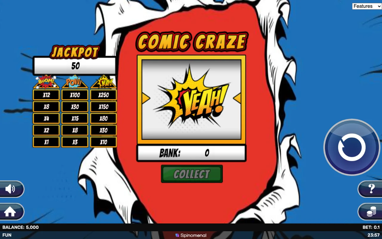 The base game — Comic Craze