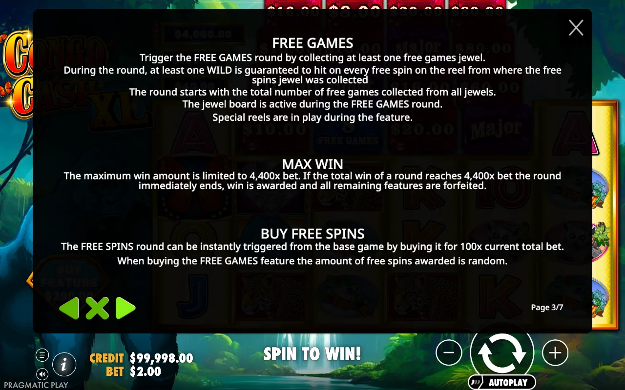 Free games — Congo Cash XL