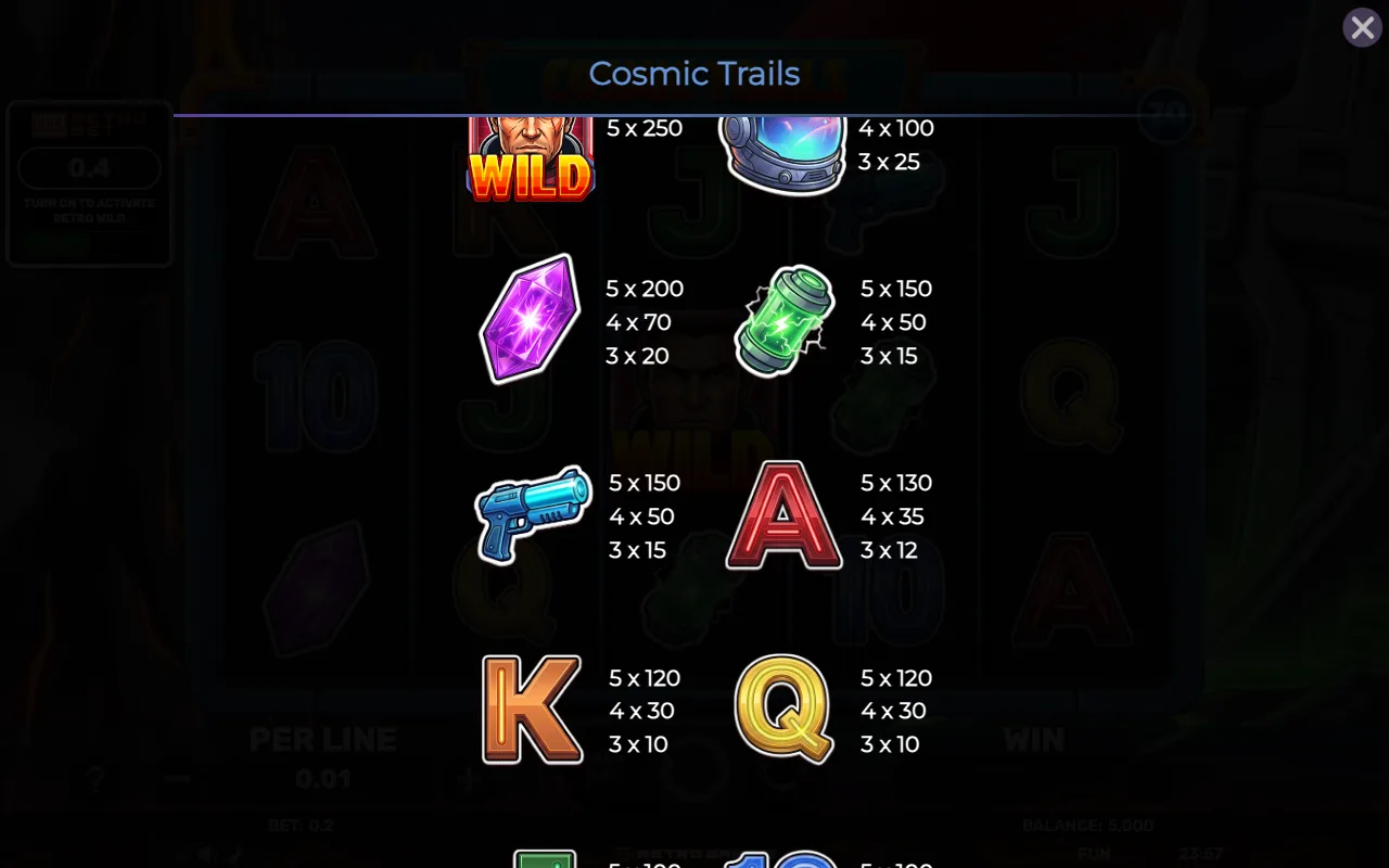 Game rules, page 4 — Cosmic Trails