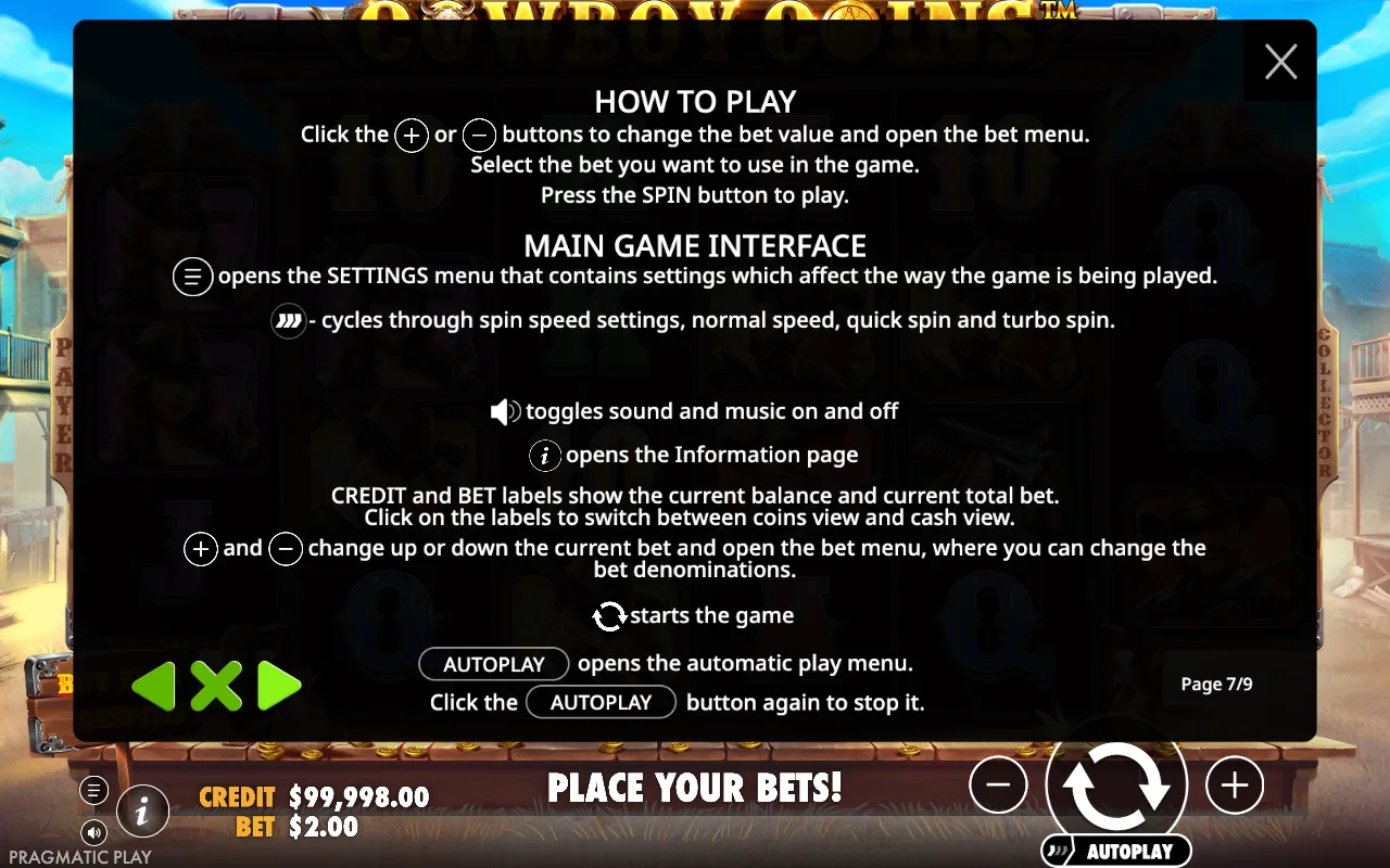 How to play — Cowboy Coins