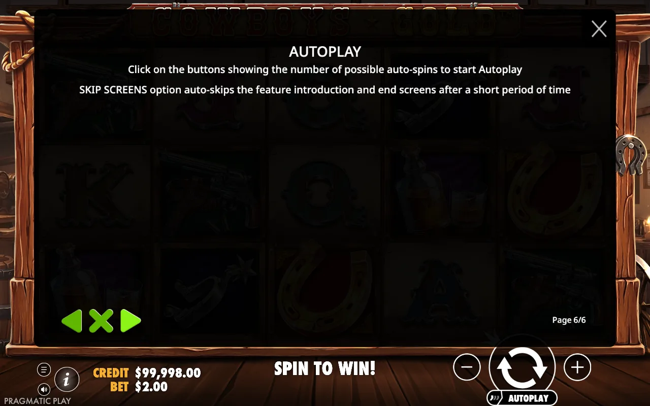 Autoplay — Cowboys Gold