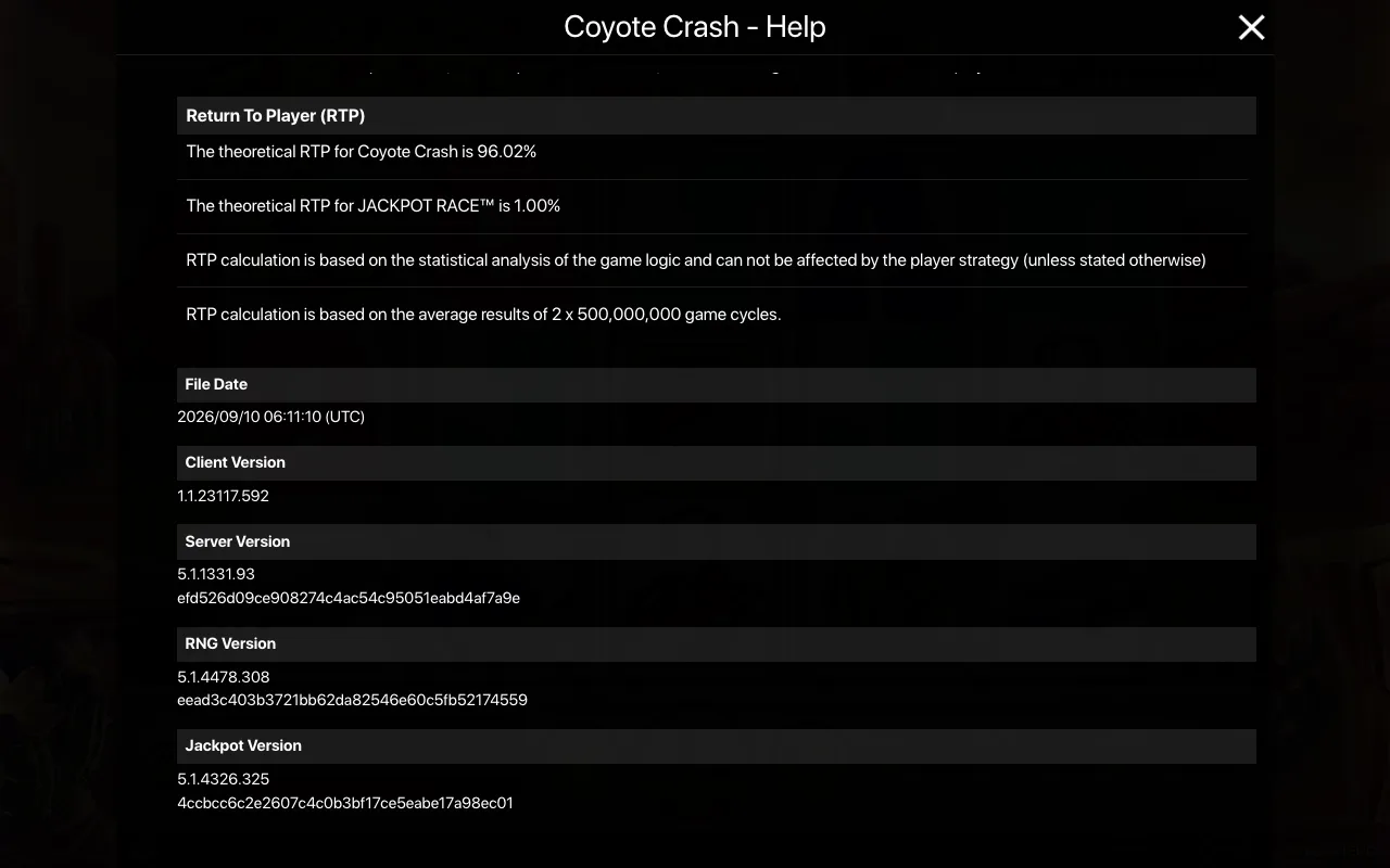 Game rules, page 2 — Coyote Crash