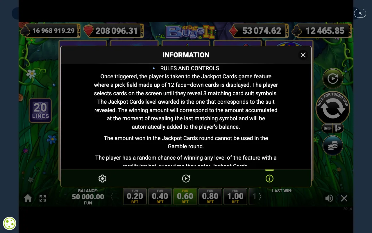 Game rules, page 4 — Crazy Bugs ii