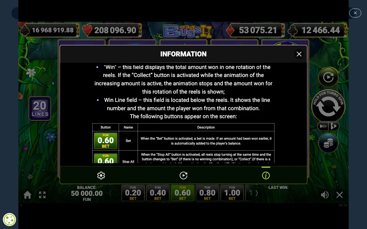 Game rules, page 7 — Crazy Bugs ii