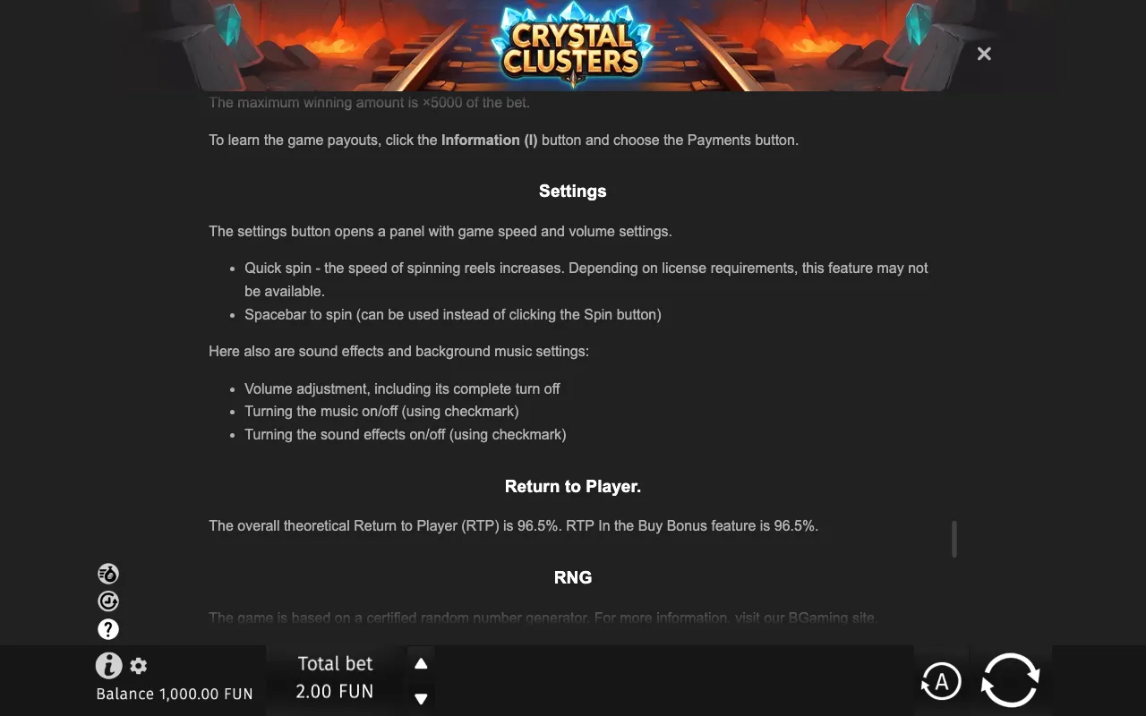 Game rules, page 9 — Crystal Clusters