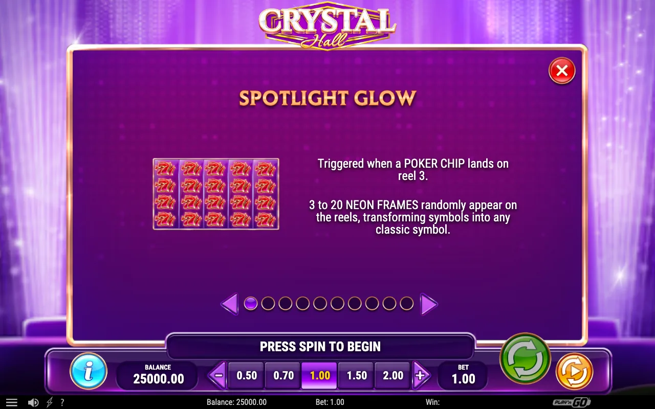 Game rules, page 3 — Crystal Hall