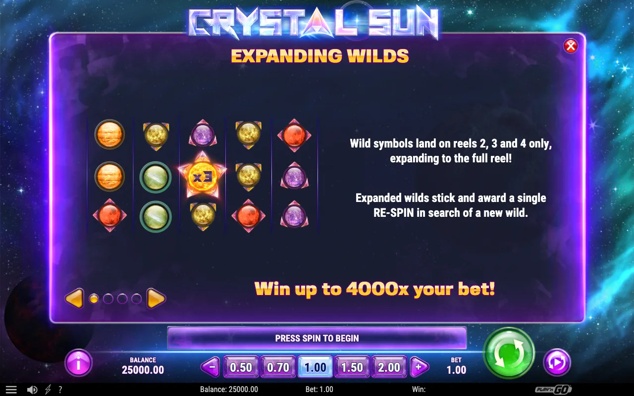 Expanding wilds — Crystal Sun
