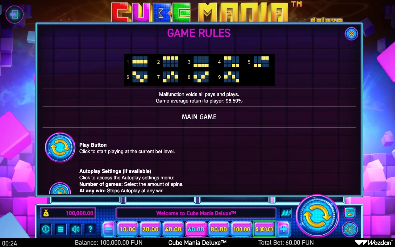 Game rules, page 4 — Cube Mania Deluxe