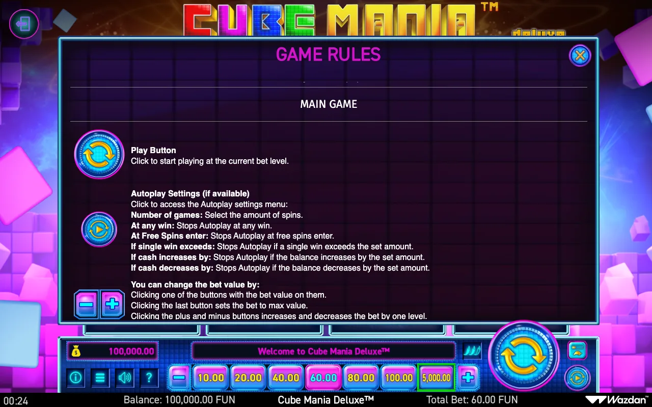 Game rules, page 5 — Cube Mania Deluxe