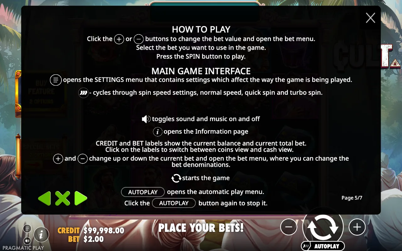 How to play — CULT