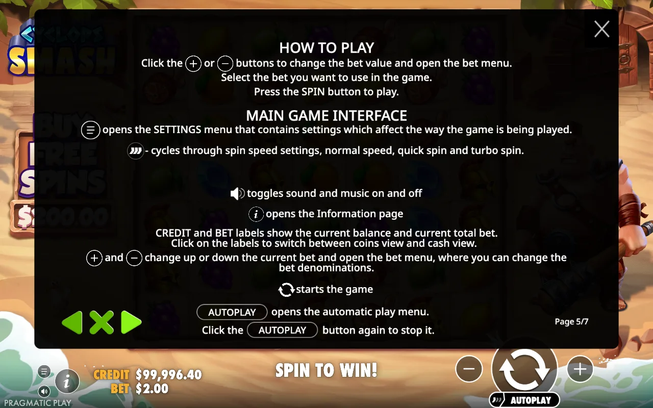 How to play — Cyclops Smash