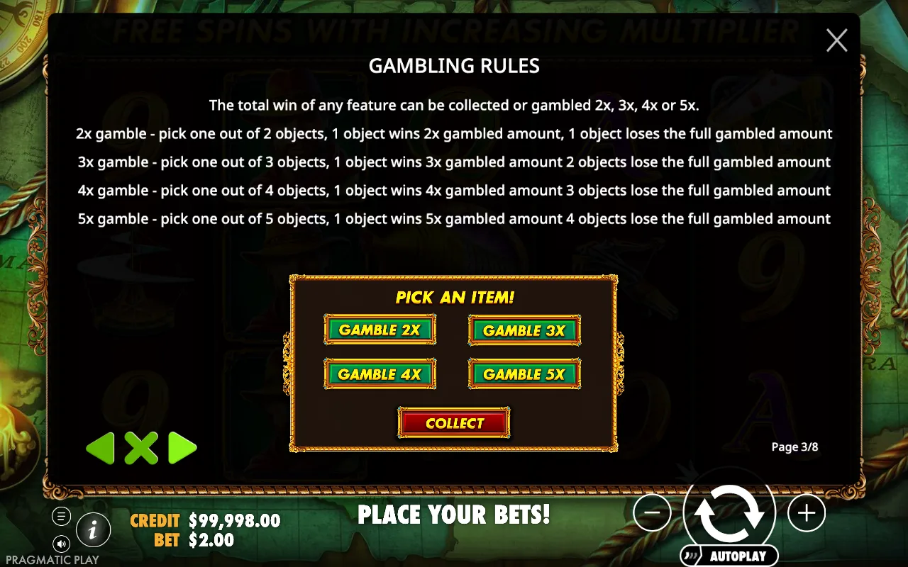 Game rules, page 3 — Da Vinci's Treasure