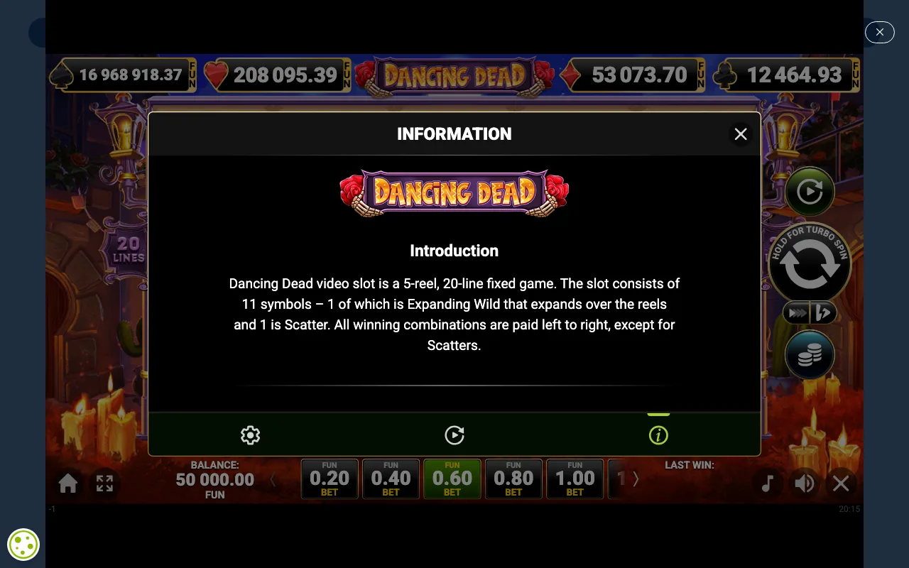 Game rules, page 1 — Dancing Dead