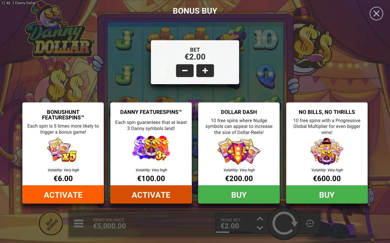Buying the feature — Danny Dollar