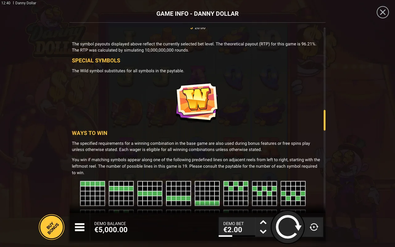 Special symbols — Danny Dollar