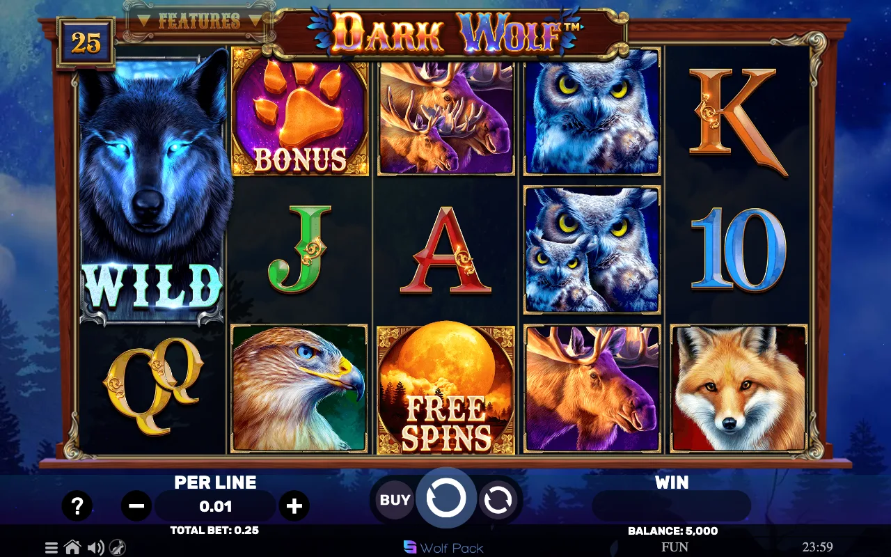 The base game — Dark Wolf