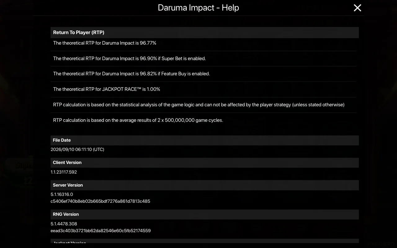 Game rules, page 2 — Daruma Impact