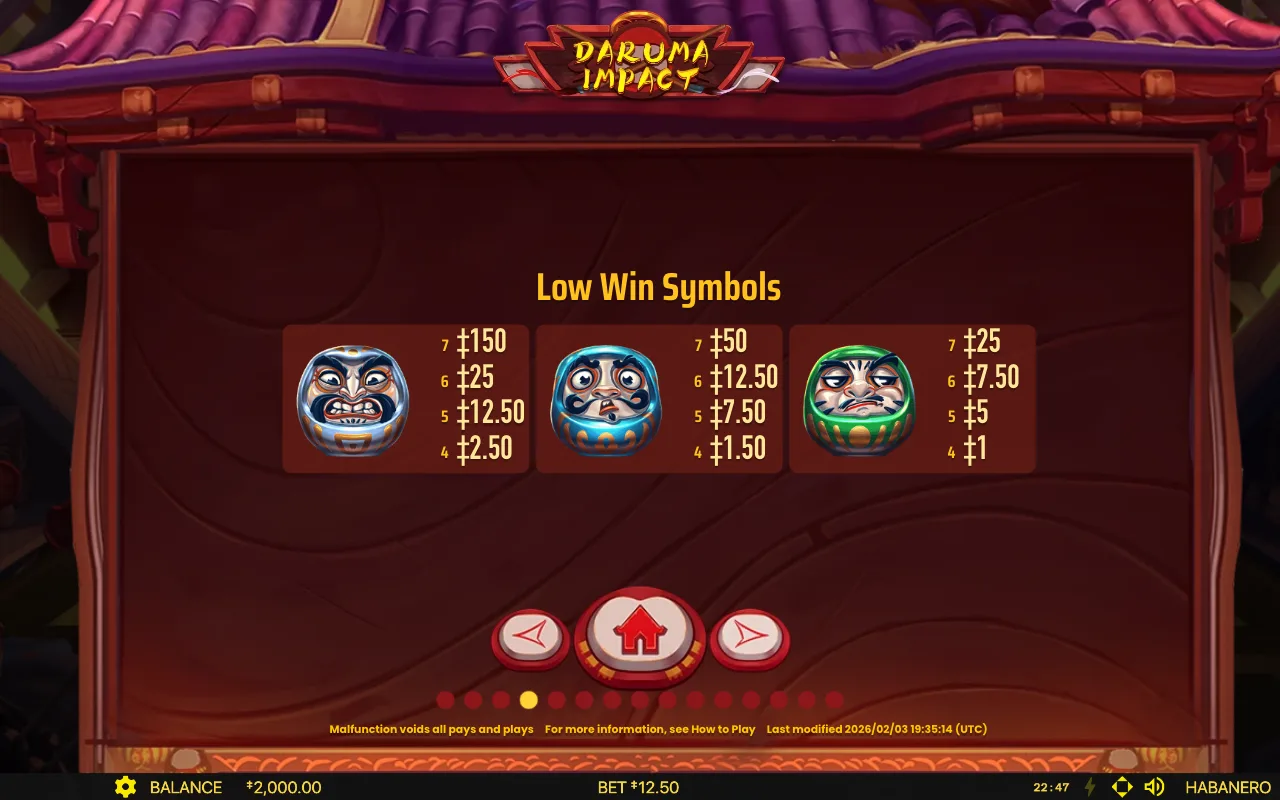 Game rules, page 6 — Daruma Impact