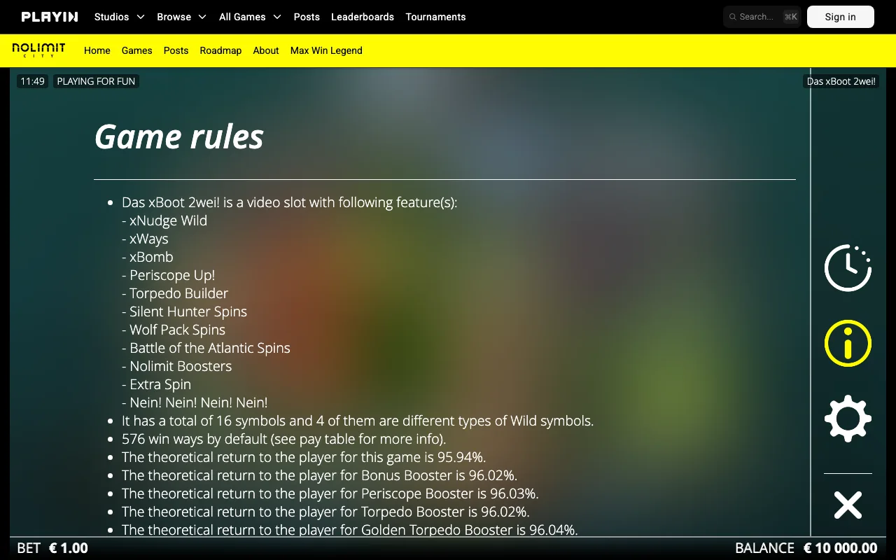 Game rules, page 1 — Das xBoot 2wei!