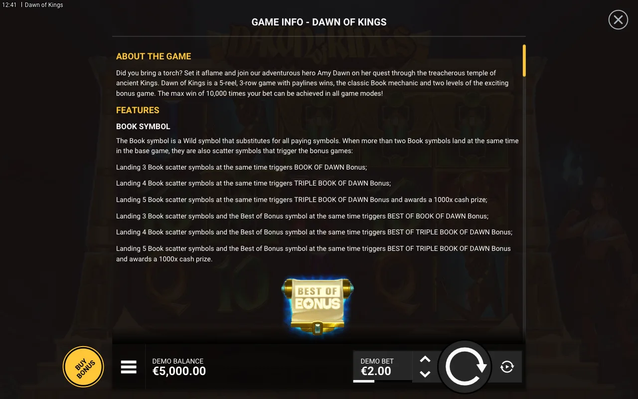 Features — Dawn of Kings