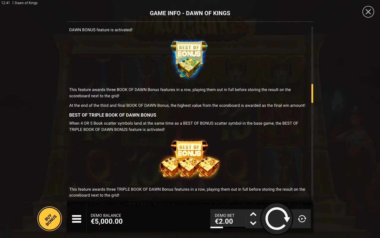 Game rules, page 4 — Dawn of Kings